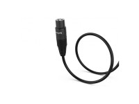Audibax Pro Cabo XLR Macho–Fêmea 1,5 m Silver Black Audibax Pro Cabo XLR Macho–Fêmea 1,5 m Silver Black